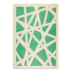 Nastri Green Wool Blend Throw - Missoni Home