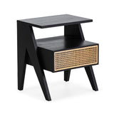 Mesa de Cabeceira Shott Preto