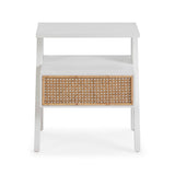 Mesa de Cabeceira Shott Branco