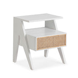 Mesa de Cabeceira Shott Branco